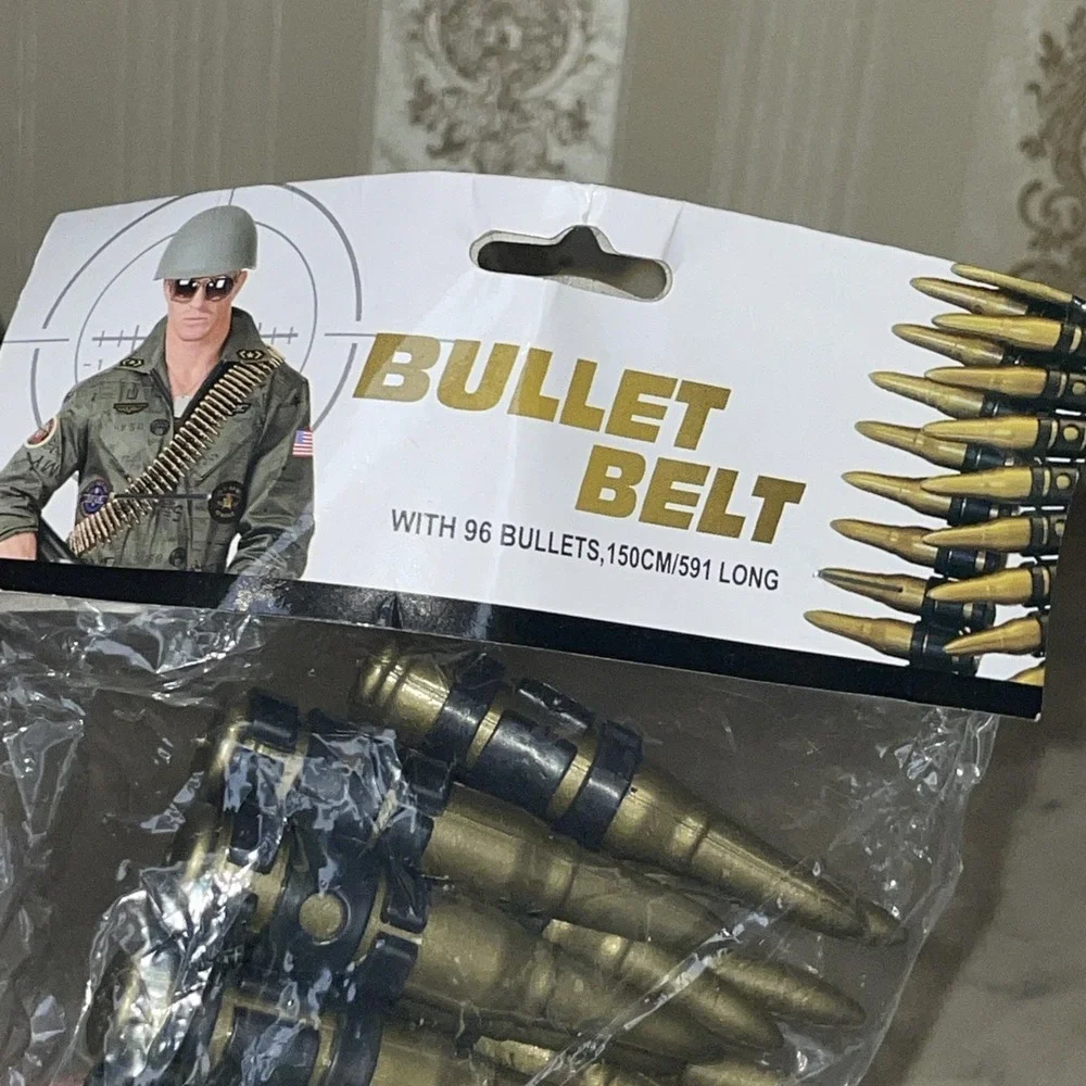 Militiary Camo Dog Tags‎ Bullet Belt Sunglasses Costume